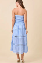 Load image into Gallery viewer, Smocked Eyelet Maxi Dress
