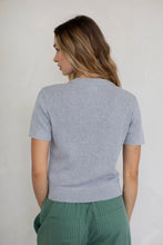 Load image into Gallery viewer, Grey Button Down Top
