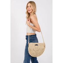 Load image into Gallery viewer, Straw Tote Crossbody Purse
