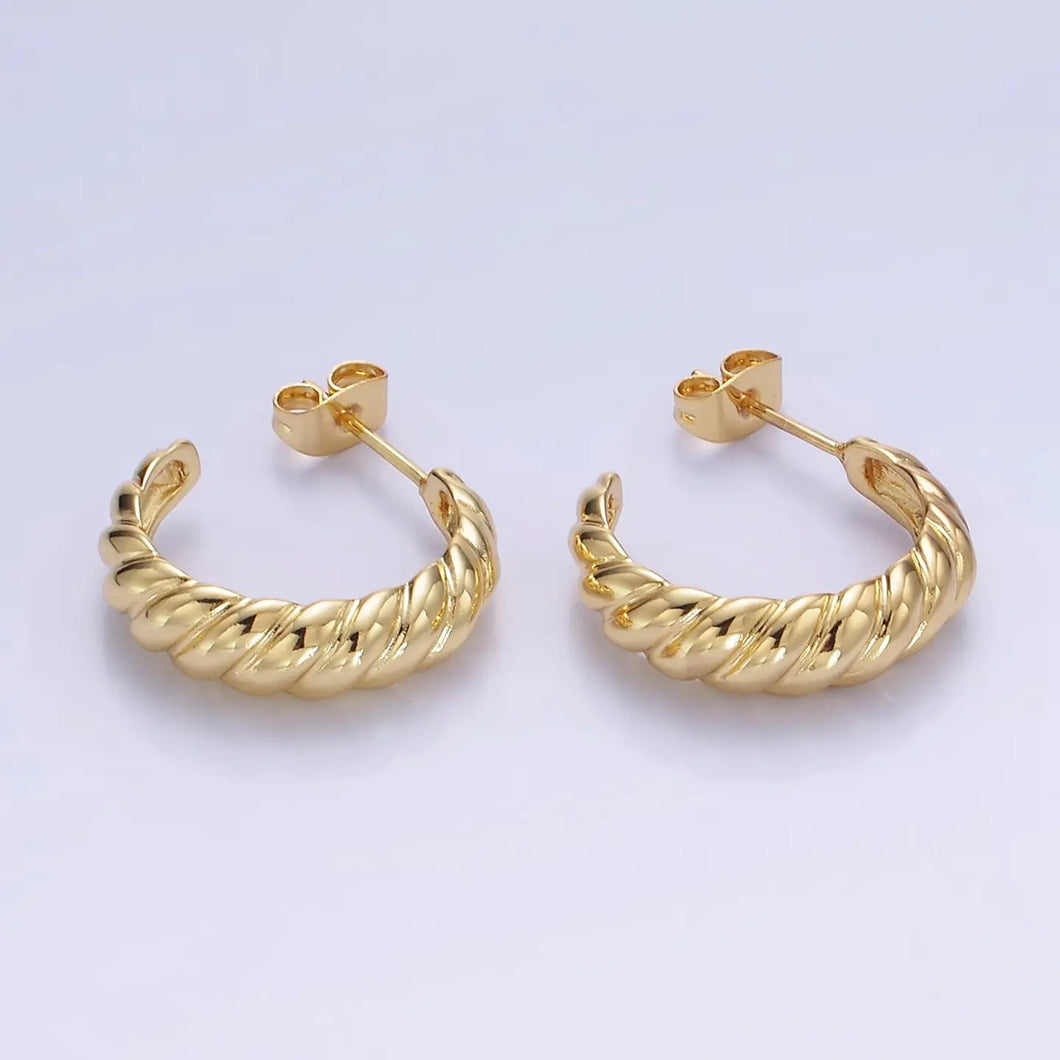 Croissant Hoop Earrings