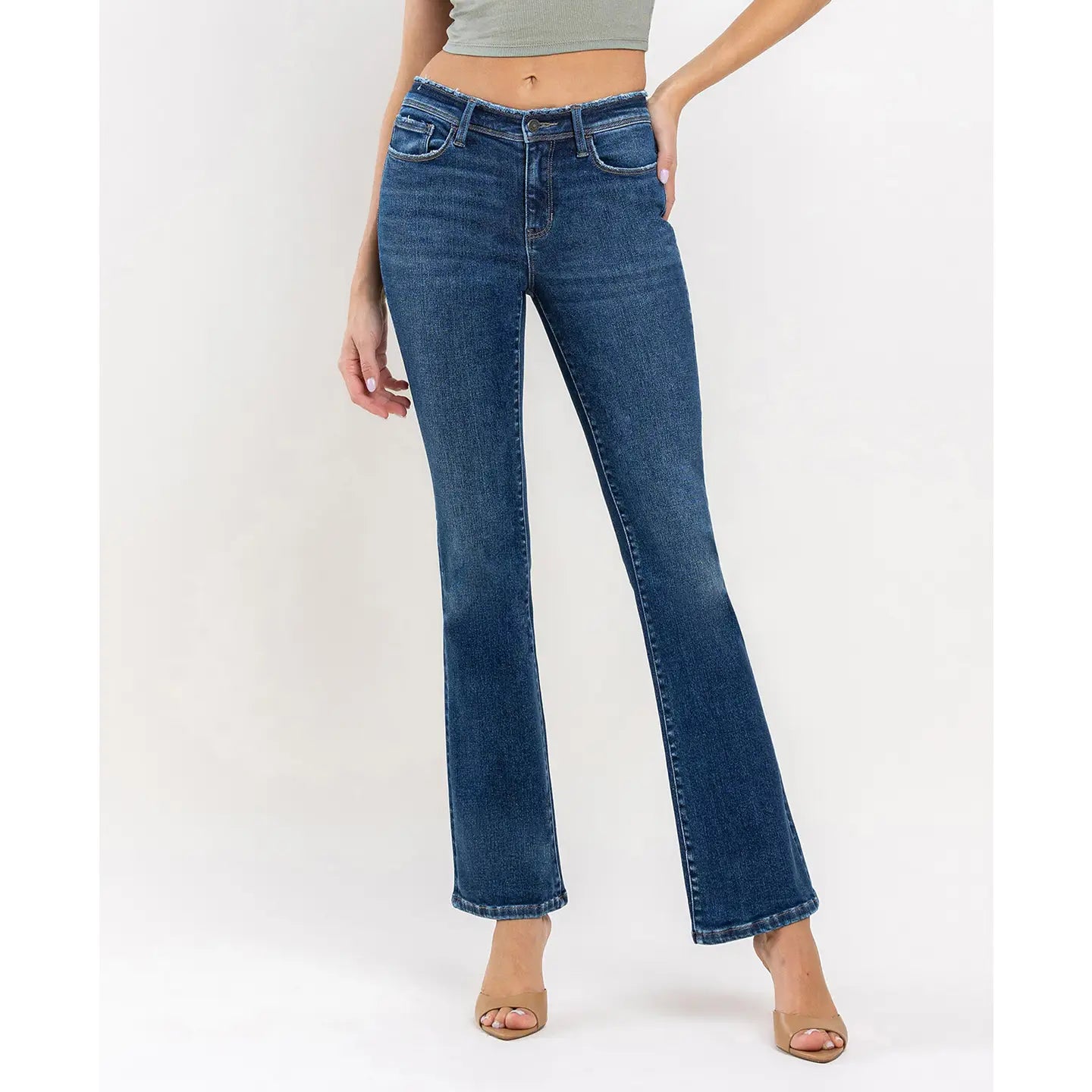 Mid Rise Bootcut Jeans