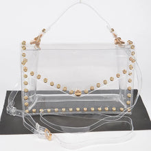 Load image into Gallery viewer, Studded Clear Bag
