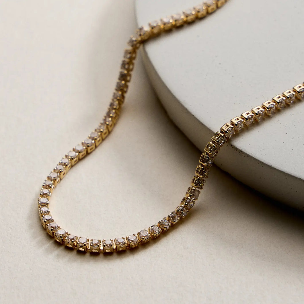 Gold Tennis Bracelet