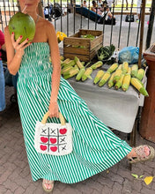 Load image into Gallery viewer, Green Striped Maxi Dress
