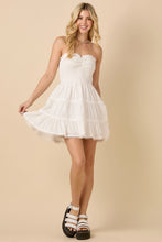 Load image into Gallery viewer, White Strapless Dress
