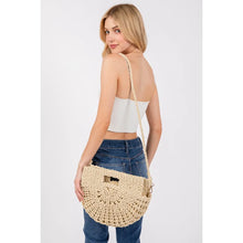 Load image into Gallery viewer, Straw Tote Crossbody Purse
