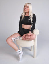 Load image into Gallery viewer, Everyday Ruffle Heart Sock
