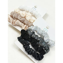 Load image into Gallery viewer, Black Scrunchies Set Of 4
