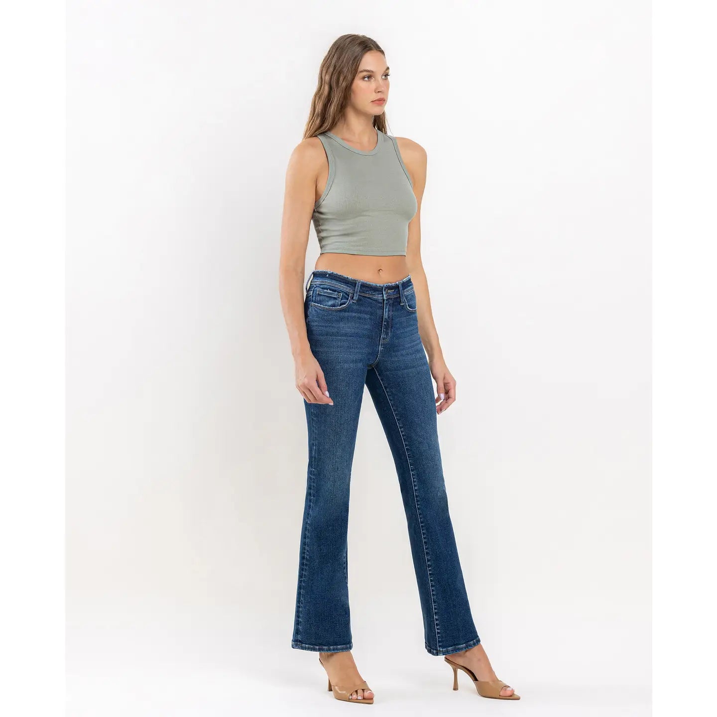 Mid Rise Bootcut Jeans