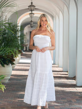 Load image into Gallery viewer, Strapless White Dress
