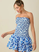 Load image into Gallery viewer, Floral Embroidered Ruffle Dress
