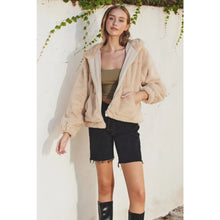 Load image into Gallery viewer, Faux Fur Hooded Jacket
