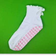 Load image into Gallery viewer, White Bow Grip Socks
