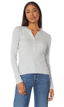 Load image into Gallery viewer, Long Sleeve Fitted Henley
