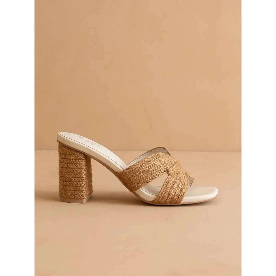 Raffia Heel