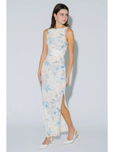 Load image into Gallery viewer, Ruched Floral Print Bodycon Maxi Dress

