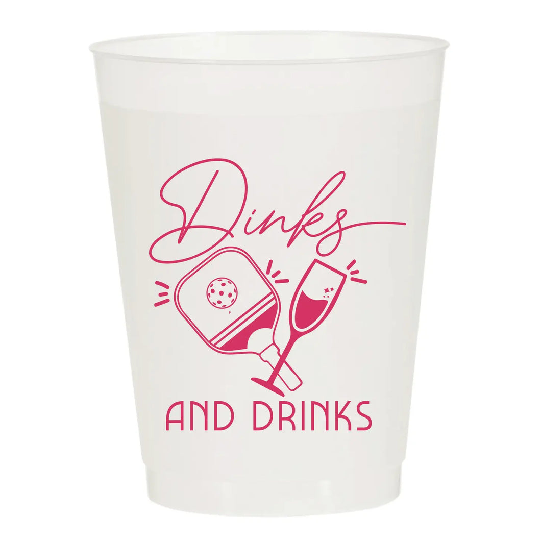 Pack Of 6 Dink & Drinks Pickle Ball Cups