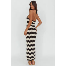 Load image into Gallery viewer, Wavy Striped Maxi Dress
