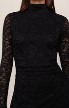 Load image into Gallery viewer, *Pre Order* Soiree Stretch Lace Mini Dress
