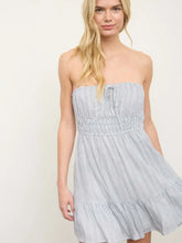 Load image into Gallery viewer, Striped Strapless Mini Dress

