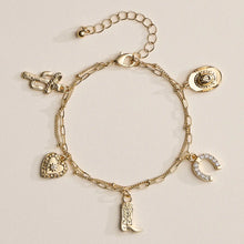 Load image into Gallery viewer, Western Charm Bracelet
