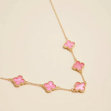 Load image into Gallery viewer, Pink Clover Necklace
