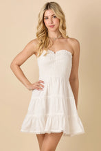 Load image into Gallery viewer, White Strapless Dress
