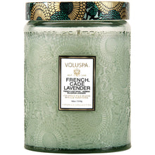 Load image into Gallery viewer, French Cade Lavender Large Jar Candle 18oz.
