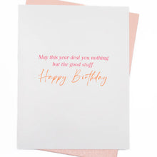 Load image into Gallery viewer, 'you Shuffle, I'll Pour' Mahjong Birthday Card
