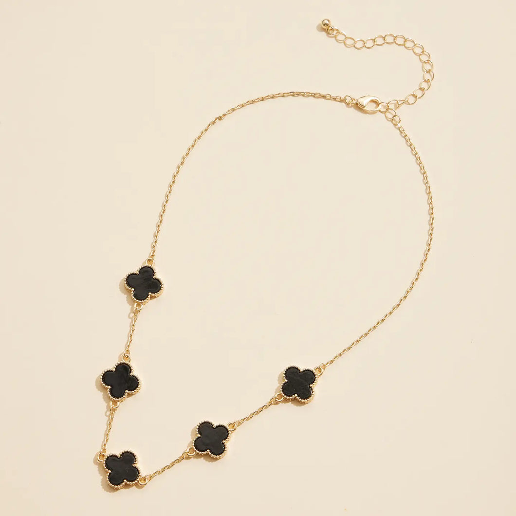 Black Clover Necklace