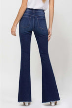 Load image into Gallery viewer, High Rise Slit Raw Hem Flare Jeans
