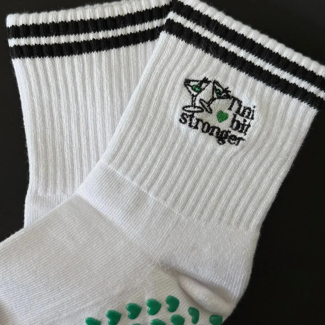Tini Bit Stronger Pilates Socks