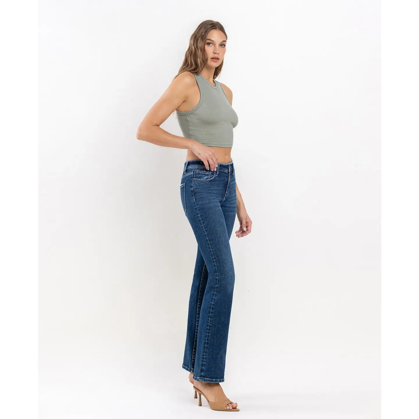 Mid Rise Bootcut Jeans