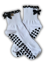 Load image into Gallery viewer, Black Bow Grip Socks

