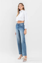 Load image into Gallery viewer, High Rise Trouser Hem Wide Leg Jeans
