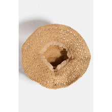 Load image into Gallery viewer, Straw Braided Bucket Hat
