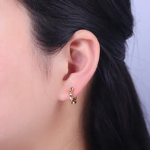 Load image into Gallery viewer, Bamboo Hoop Earring
