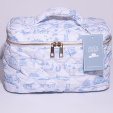 Load image into Gallery viewer, Country &amp; Coastal Toile Cosmetic Bag
