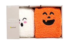 Load image into Gallery viewer, Pumpkin &amp; Ghost Fuzzy Sock Set
