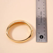 Load image into Gallery viewer, Wavy Gold Cuff Bracelet
