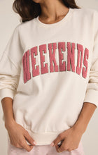 Load image into Gallery viewer, Oversized Weekends Sweatshirt
