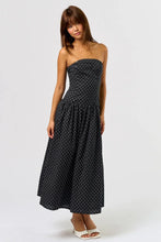 Load image into Gallery viewer, Black Polka Dot Taxi Dress
