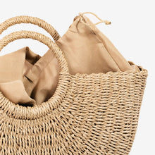 Load image into Gallery viewer, Straw Tote Bag
