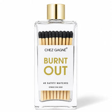 Load image into Gallery viewer, Burnt Out-Glass Bottle Matches
