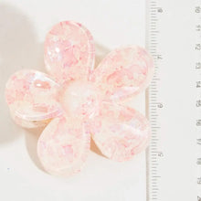 Load image into Gallery viewer, Pink Flower Hair Clip
