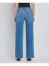 Load image into Gallery viewer, High Rise Medium Wash Wide Jeans
