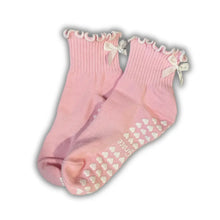 Load image into Gallery viewer, Pink Bow Grip Socks
