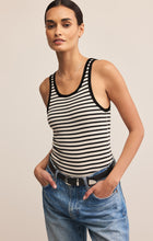 Load image into Gallery viewer, Classic Striped Scoop Tank
