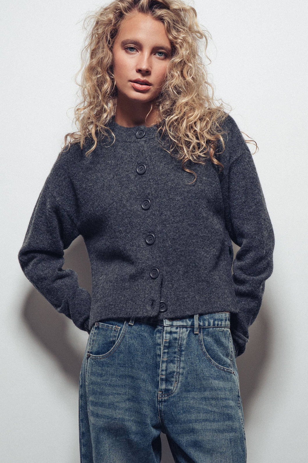Grey Cardigan