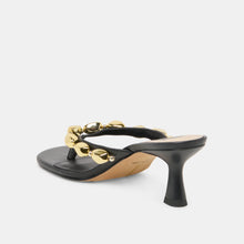Load image into Gallery viewer, Daksie Heels Black Leather

